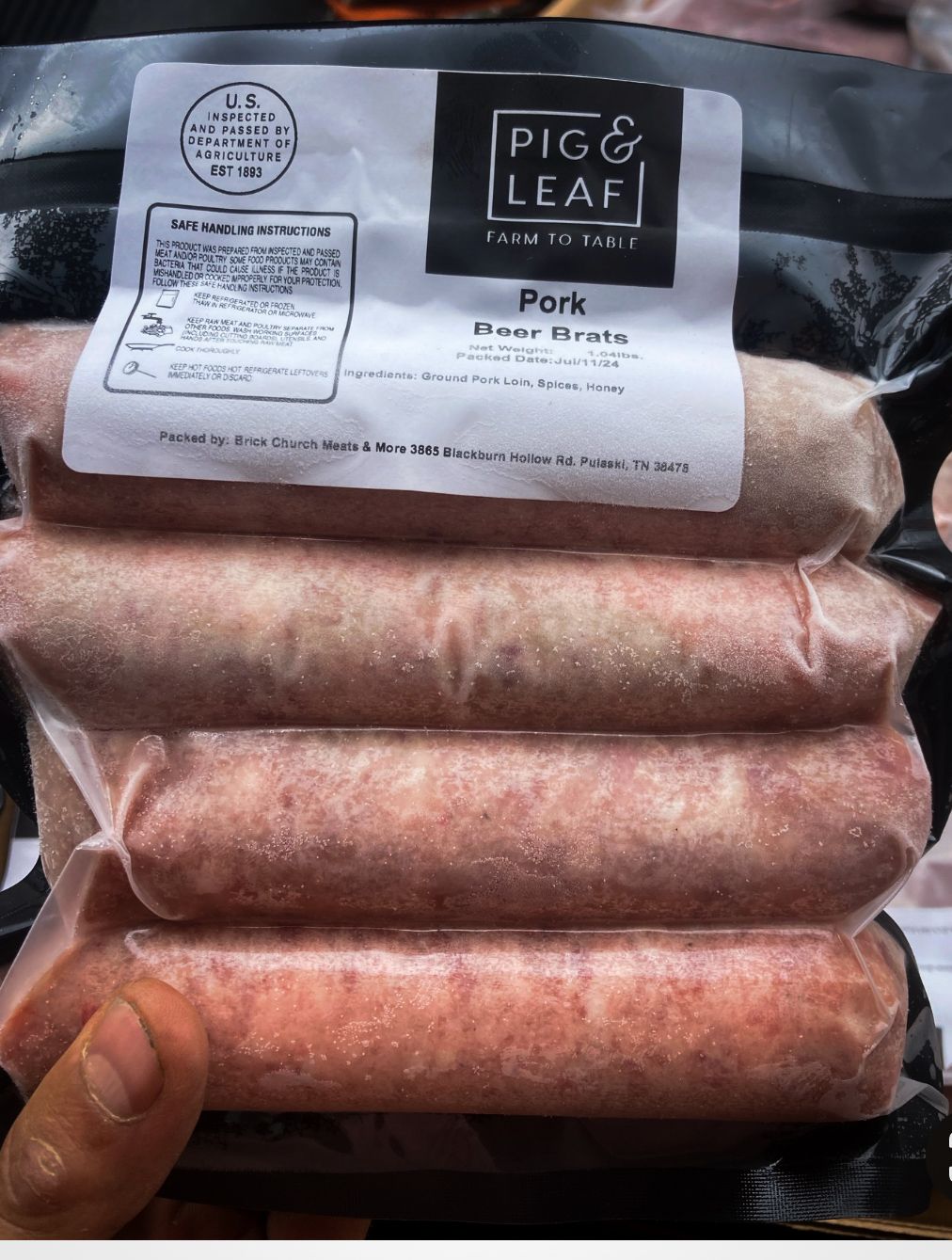 Pork, Bratwursts