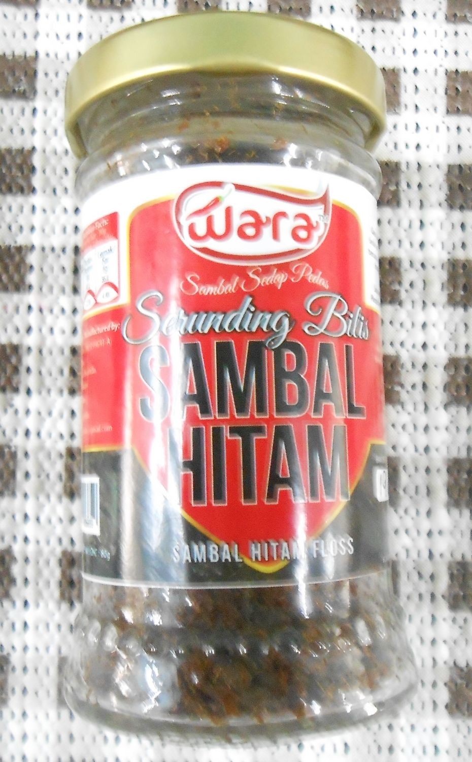 Sambal Hitam WARA (Serunding Bilis)