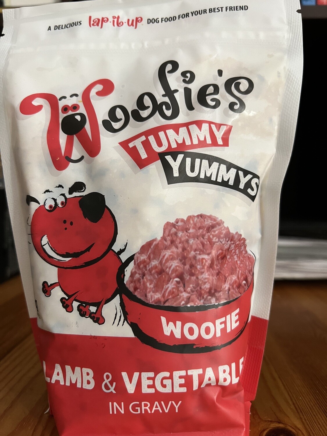 Woofies lamb & vegetable dog food