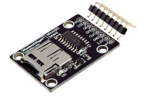 MicroSD Memory card holder module