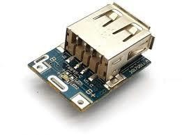 Single cell lithium charger, protect and step-up to 5V module