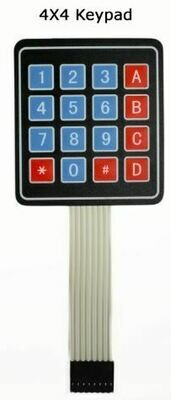 4 by 4 keypad