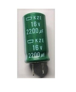 2200uF 16V electrolytic capacitor