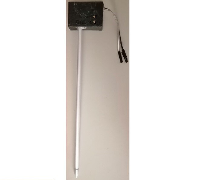 pH sensor for soil or solution