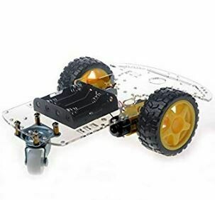 2 wheel 3 point mobile Platform Acrylic