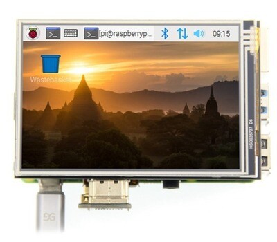 3.5 inch LCD with Touch panel HAT (Raspberry pi 3B, 3B+)