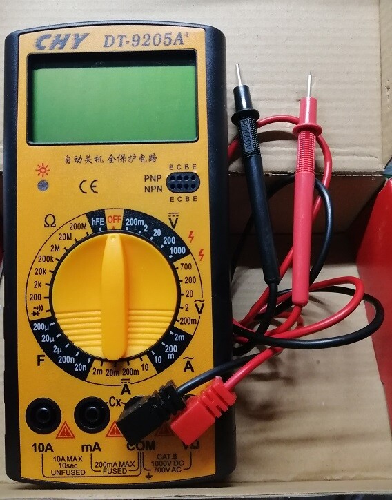 Simple multimeter