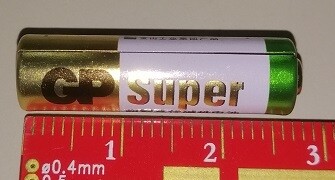 12V Alkaline Battery (model number 27A)