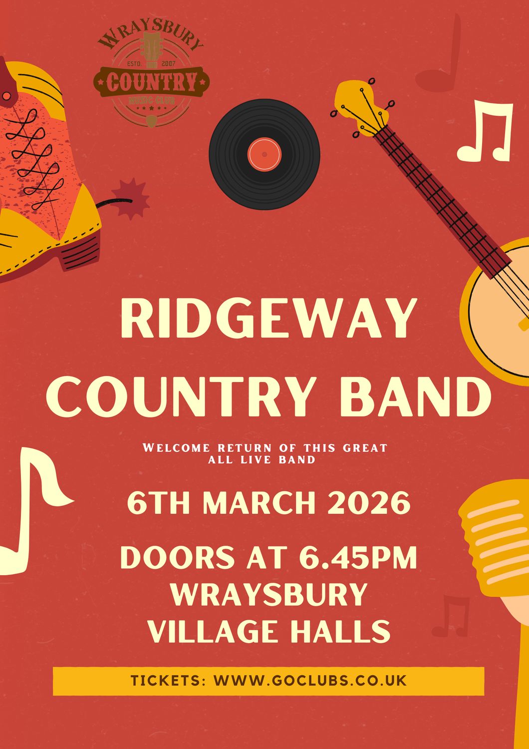 Ridgeway Country Band - 6 March
