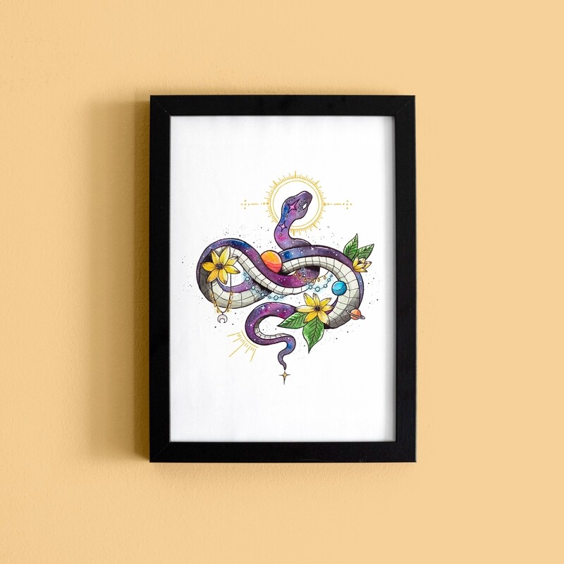 Space Snake - A4
