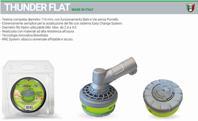 Testina Decespugliatori Thunder Flat Carico Rapido