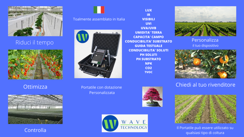 Computerino per monitoraggio fattori ambientali e produttivi