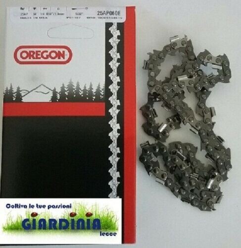 Oregon catena 25AP060 passo 1/4" x spessore 1,3 mm 60 maglie