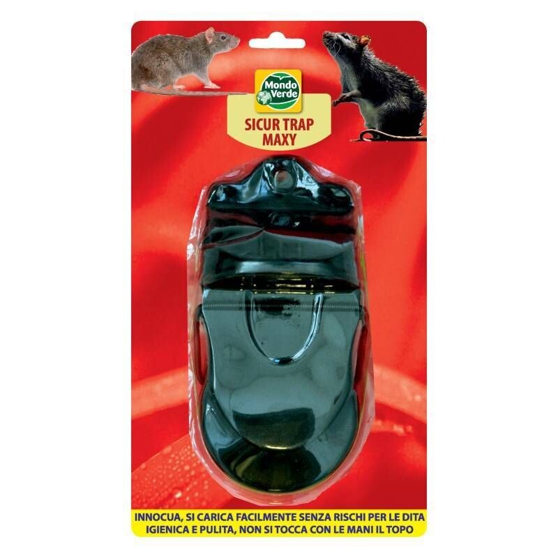 Trappola in plastica per topi - SICUR TRAP MAXY