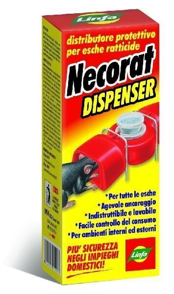 Linfa Necorat Dispenser distributore per esche topicide
