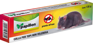 Colla topicida Papillon trappola roditori topo