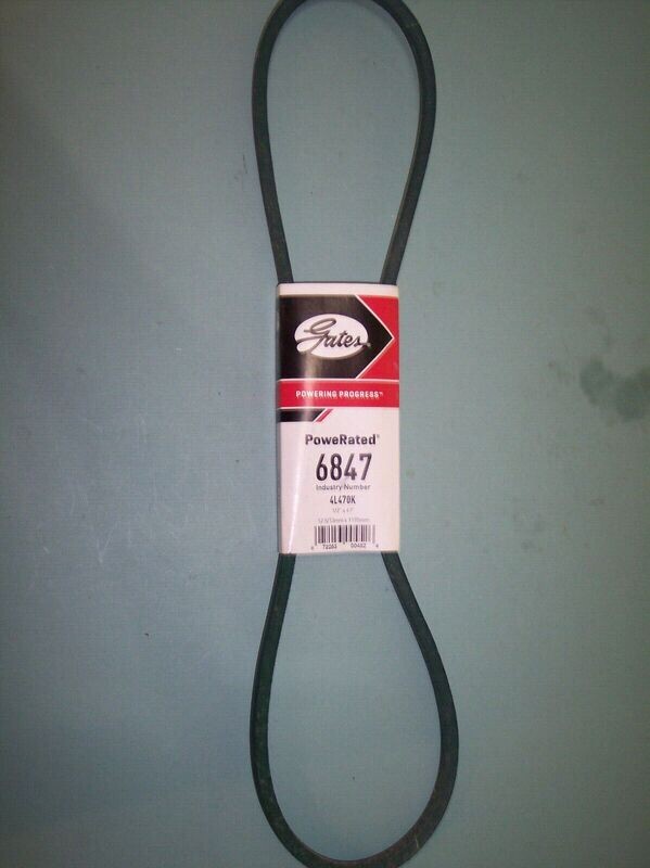 Gates 6847 PoweRated 4L470K Light Duty V-Belt 47" x 1/2"