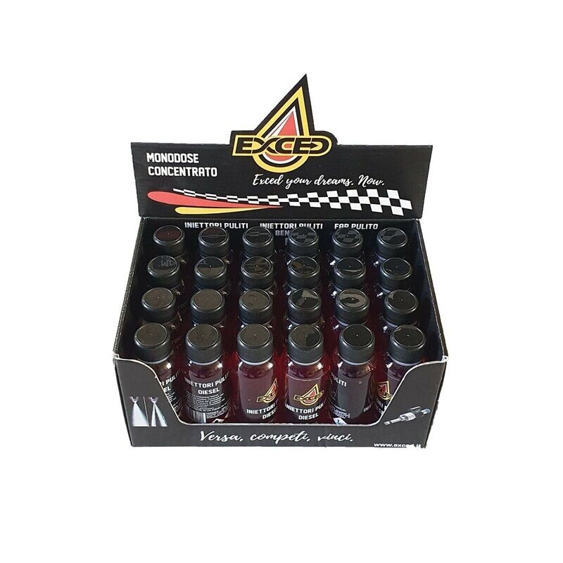 Additivo Exced Iniettori Puliti Diesel – 100 ml (Confezione da 12 pezzi)