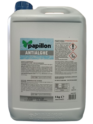 Antialghe Liquido per Piscina Effetto azzurrante - PAPILLON 5kg