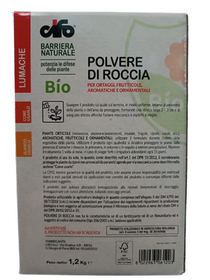 Polvere di Roccia - Disabituante Lumache e Limacce - CIFO - 1,2kg