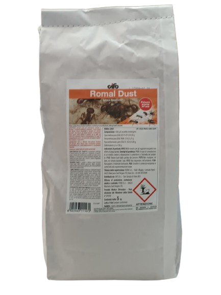 Romal Dust Insetticida contro insetti striscianti - CIFO - 5kg