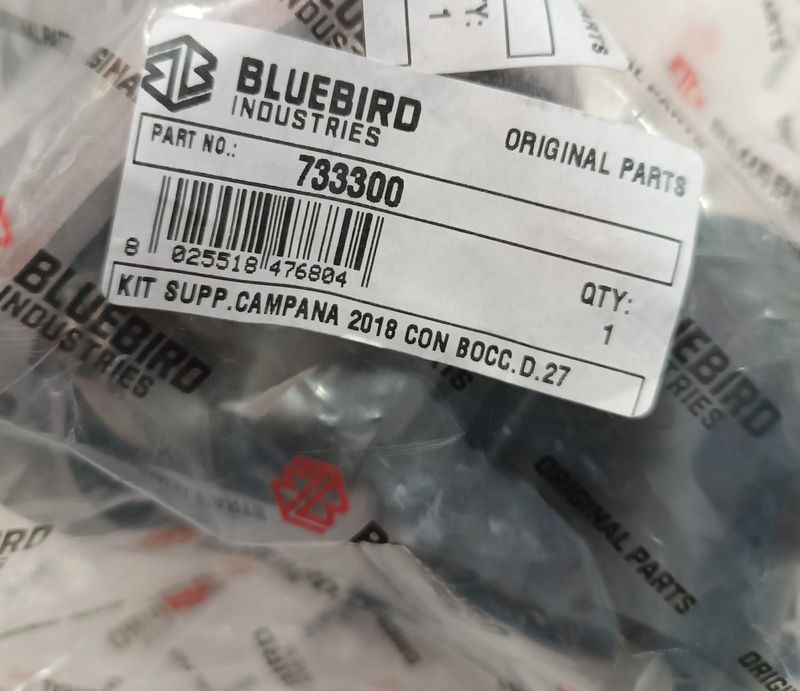 Kit Supporto Campana 2018 con Boccola Ø27 mm – Originale Blue Bird
