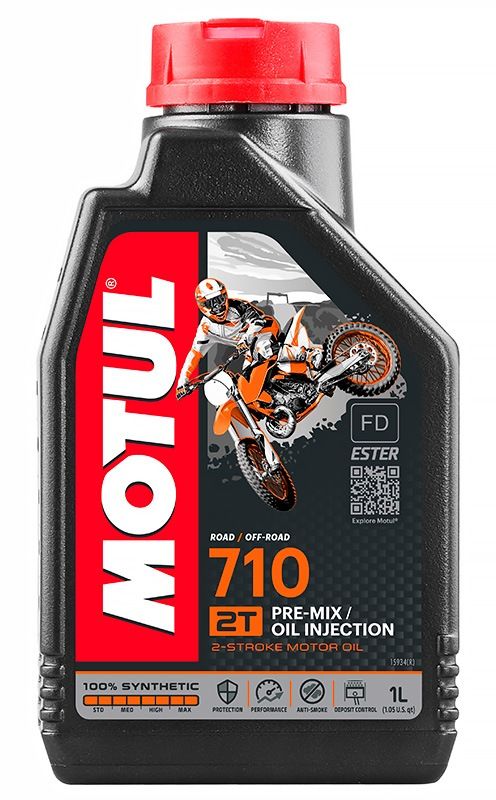 Motul 710 2T – Olio Miscela 100% Sintetico Ester – JASO FD – 1 Litro Motul 710 2T – Olio Miscela 100% Sintetico Ester – JASO FD – 1 Litro