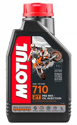 Motul 710 2T – Olio Miscela 100% Sintetico Ester – JASO FD – 1 Litro Motul 710 2T – Olio Miscela 100% Sintetico Ester – JASO FD – 1 Litro