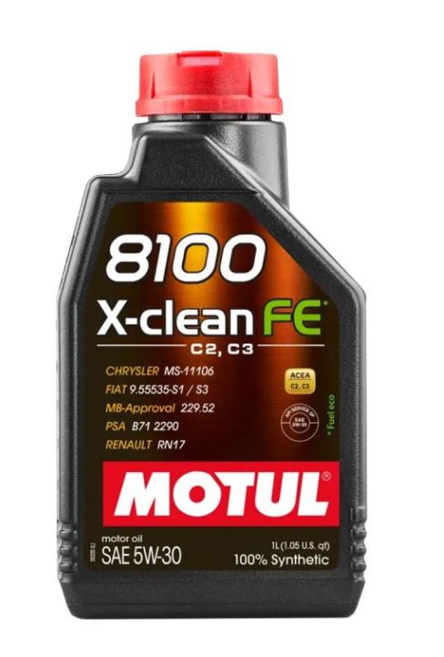 Olio motore Motul 8100 X-clean FE 5W30 – 100% Sintetico Olio motore Motul 8100 X-clean FE 5W30 – 100% Sintetico