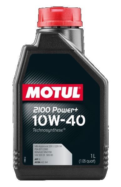 Olio Motore 10W40 Motul 2100 Power+ – Semi-Sintetico Technosynthese® 1 Litro Olio Motore 10W40 Motul 2100 Power+ – Semi-Sintetico Technosynthese® 1 Litro