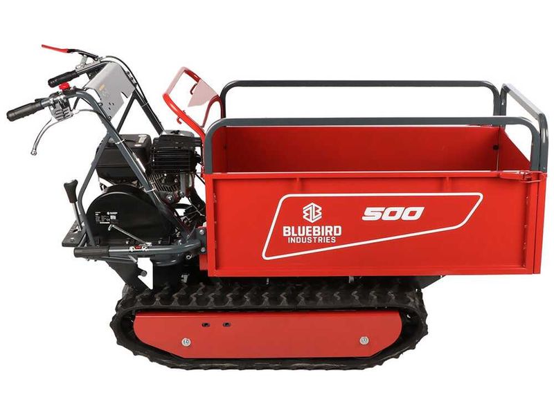 Blue Bird Carrier 500 – Motocarriola Cingolata Estendibile | Portata 500 kg