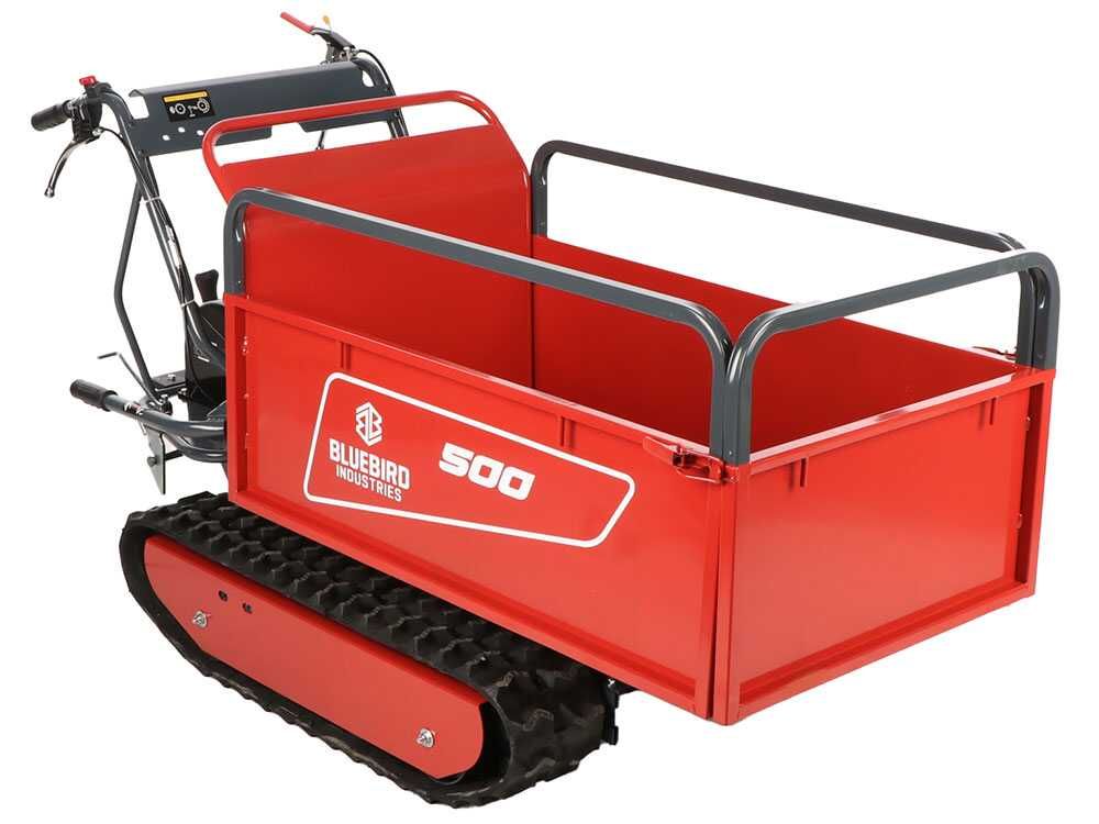Blue Bird Carrier 500 – Motocarriola Cingolata Estendibile | Portata 500 kg Blue Bird Carrier 500 – Motocarriola Cingolata Estendibile | Portata 500 kg