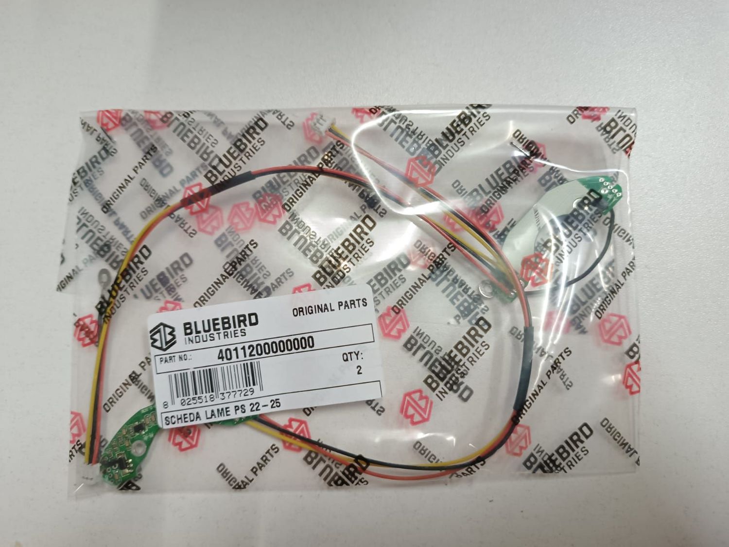 Scheda Lame PS 22-25 – Originale Blue Bird