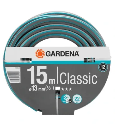 GARDENA Tubo acqua da giardino Classic 15 m, 13 mm (1/2") per irrigazione e giardinaggio