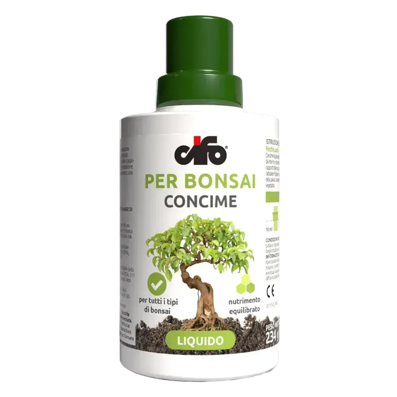 Concime Liquido per Bonsai CIFO – Nutrizione Completa per Bonsai da Interno ed Esterno
