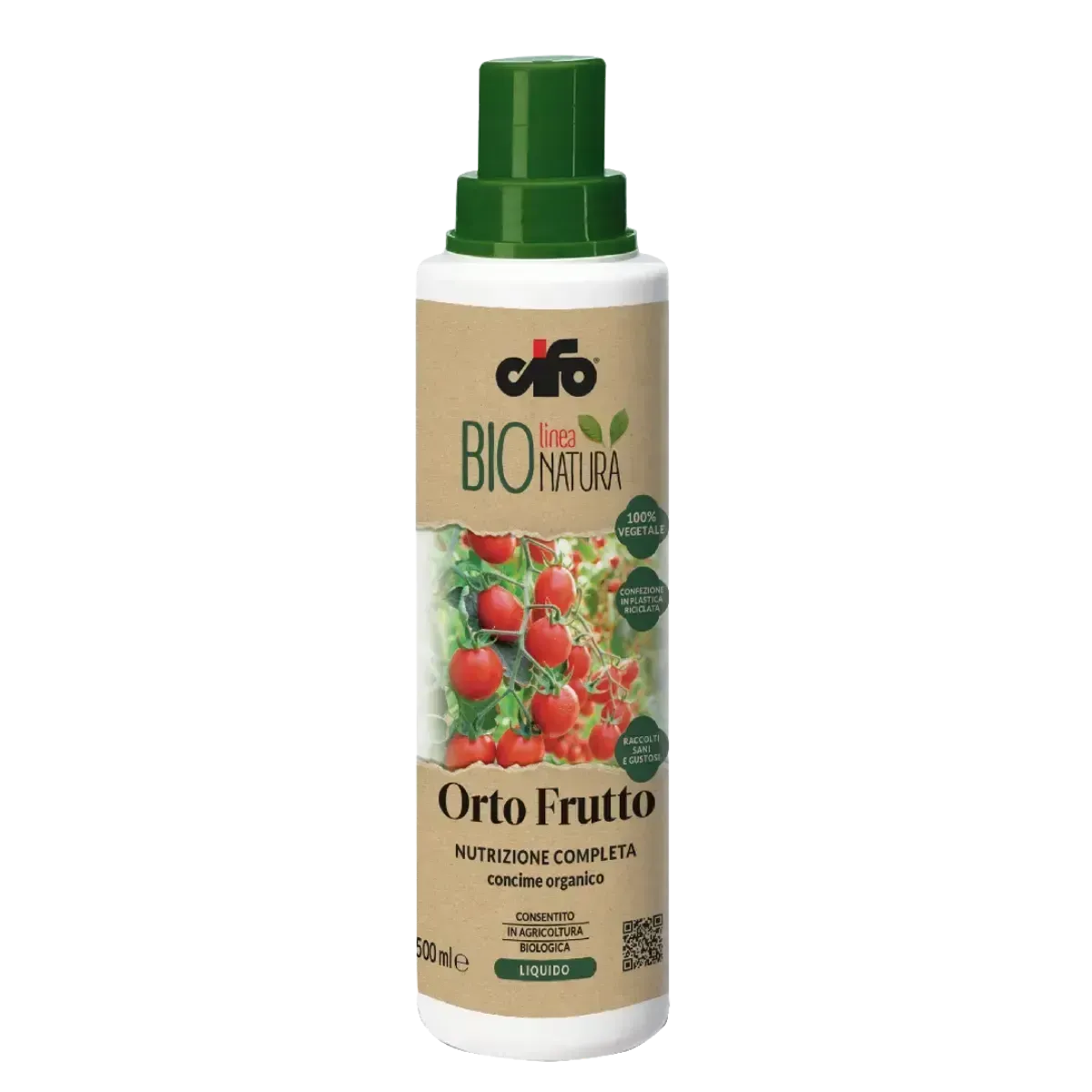 Concime liquido Orto Frutto BIO NATURA CIFO – 500 ml