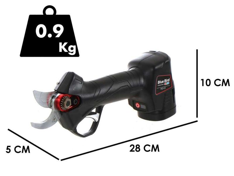 Forbice Elettrica a Batteria Blue Bird PS 21-25 + guanti antitaglio in omaggio