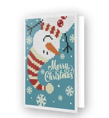 Merry Christmas Snowman - Greeting Card