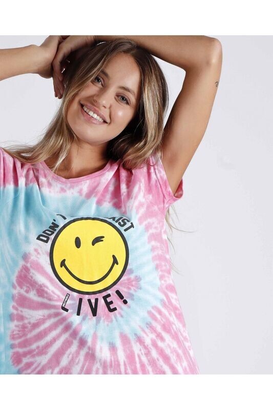 Maxi maglia Smiley - Don't just exist