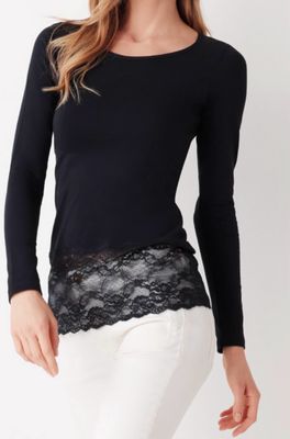 Maglia girocollo manica lunga