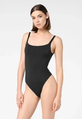 Body Spallina Stretta in Eco-Microfibra Elasticizzata Skinwear Body Spallina Stretta in Eco-Microfibra Elasticizzata Skinwear