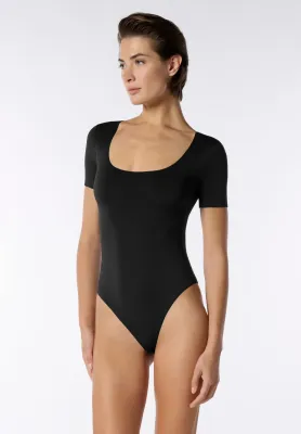Body Maniche Corte in Eco-Microfibra Elasticizzata Skinwear Body Maniche Corte in Eco-Microfibra Elasticizzata Skinwear