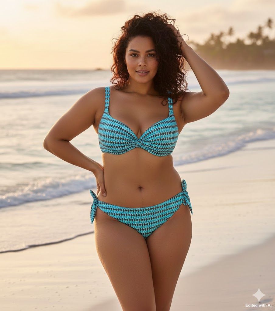 Bikini a fantasia geometrica