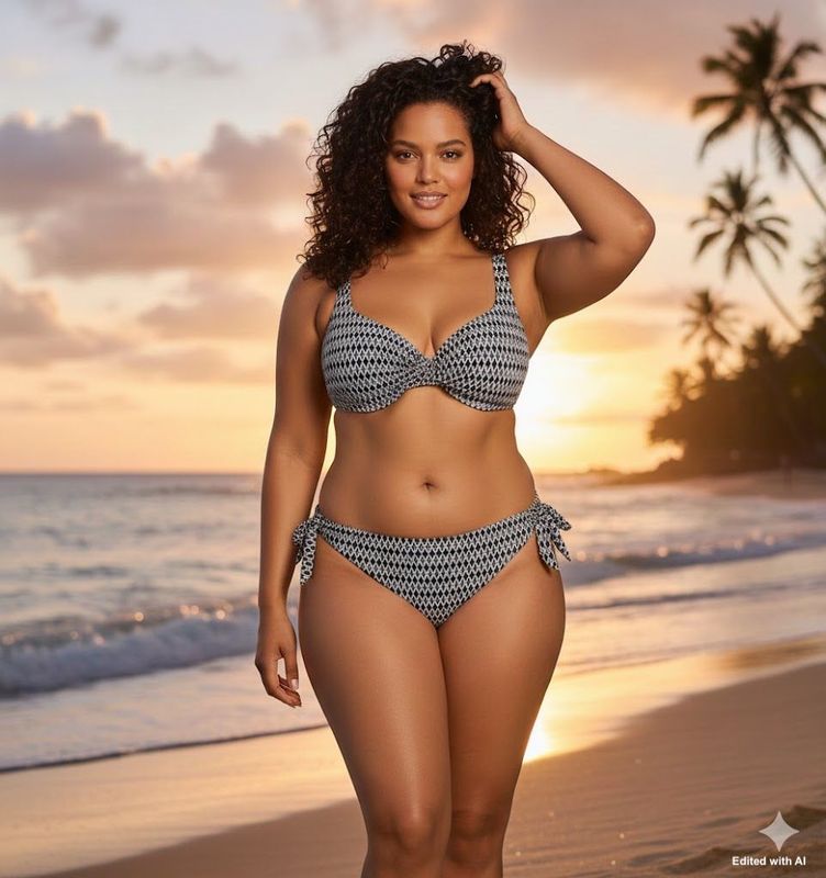 Bikini a fantasia geometrica