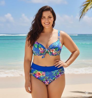 Bikini a stampa tropicale
