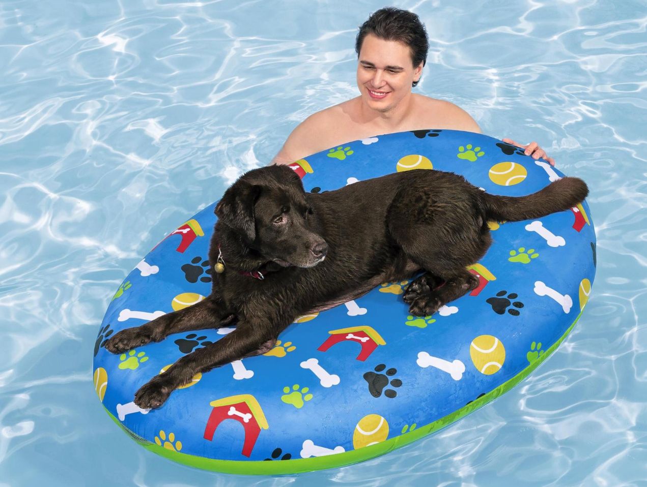 Fetchin' Fun - Materassino Gonfiabile Galleggiante per Cani