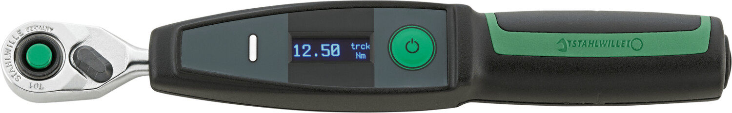 Clé dynamométrique électronique SENSOTORK® à cliquet fixe à denture fine réf. 701/2 sans batterie