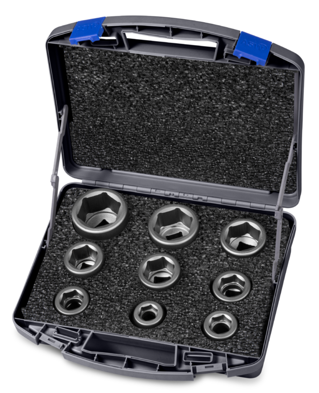 Jeu de douilles standard courtes en carré de 3/4" avec mallette