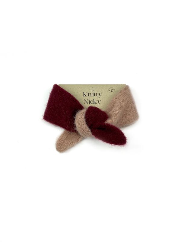 Knitty Nicky - Bordeaux/peach