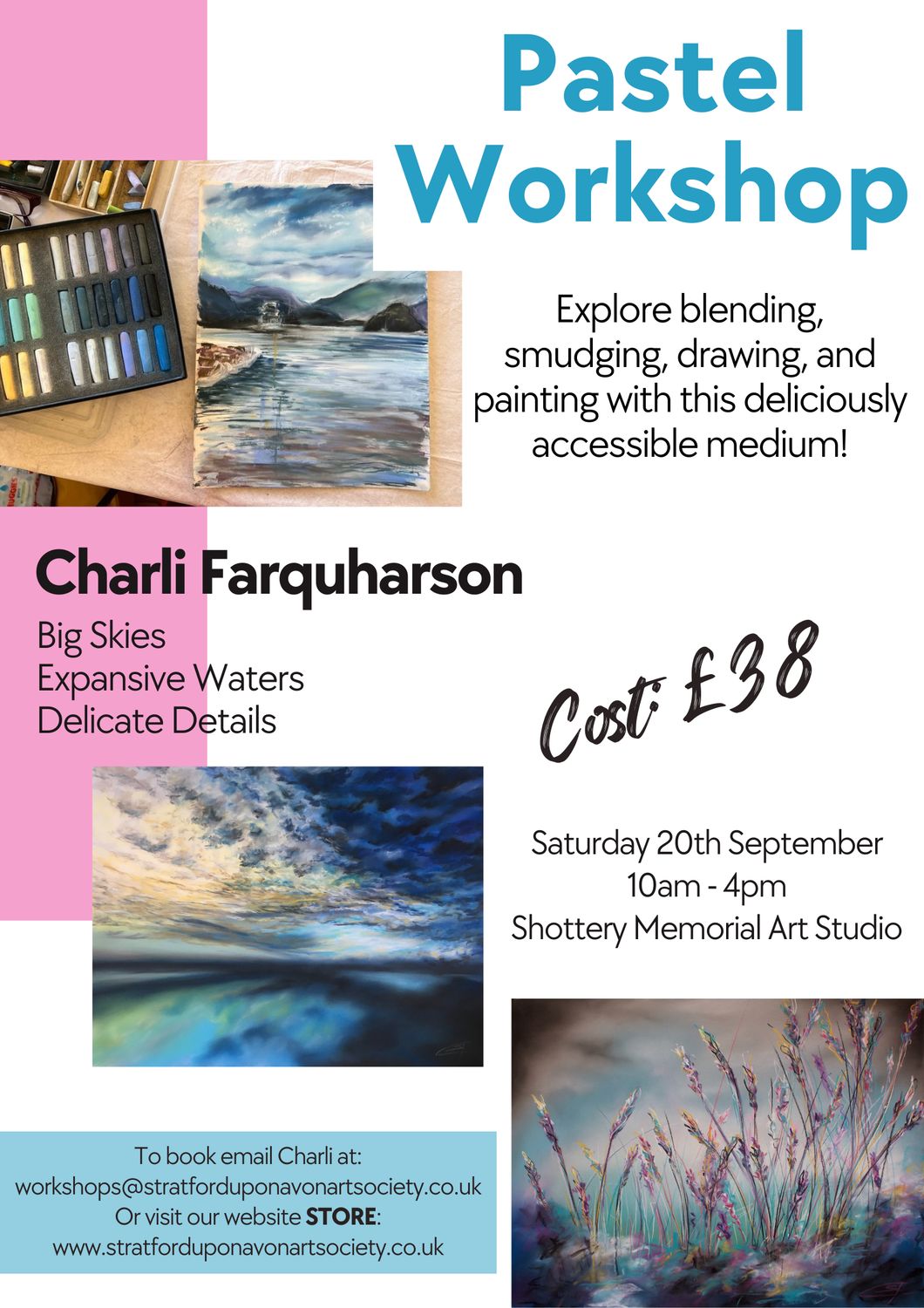 Charli Farquharson - Pastel Workshop - Saturday 20th September